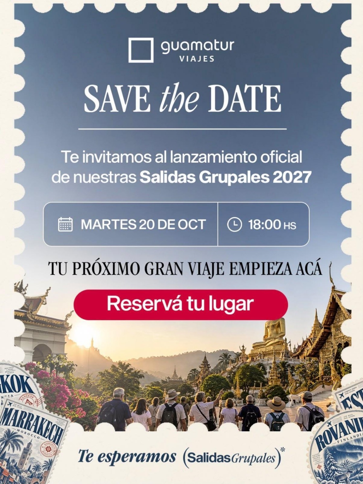 Guamatur presenta sus Salidas Grupales 2027 ante 300 viajeros en Movie Center